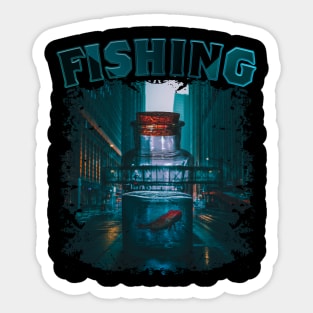 fishing lover. Sticker